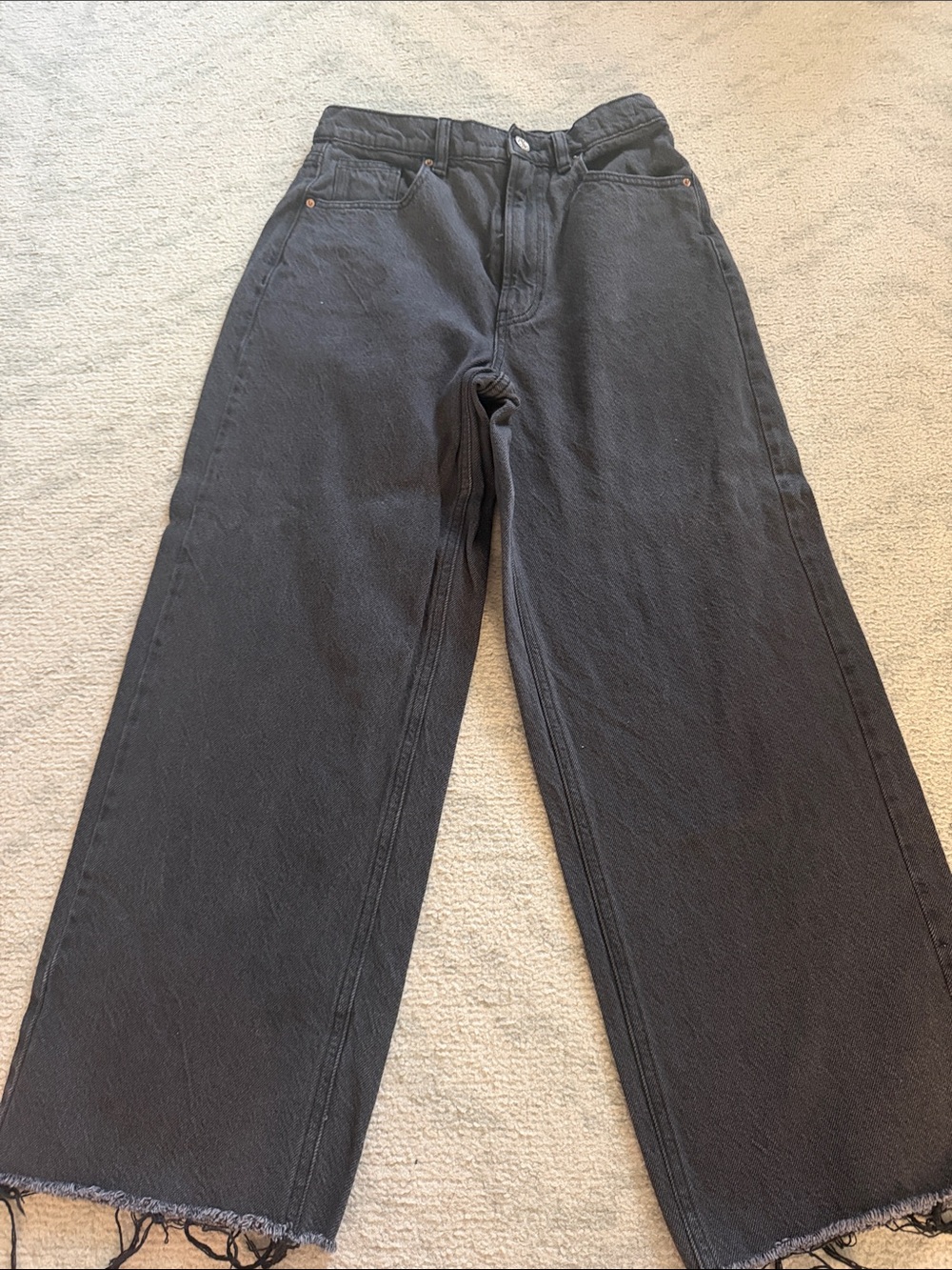 Pacific Sunwear Black Wide-Leg Women's Jeans SIZE 26